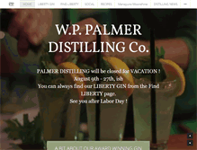 Tablet Screenshot of palmerdistilling.com